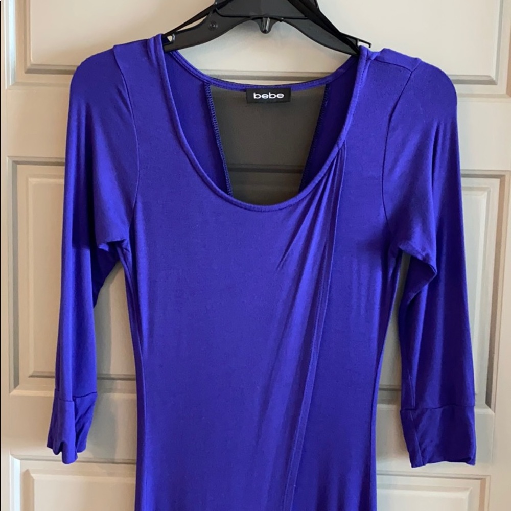 Purple Deep Split Tunic - image 2